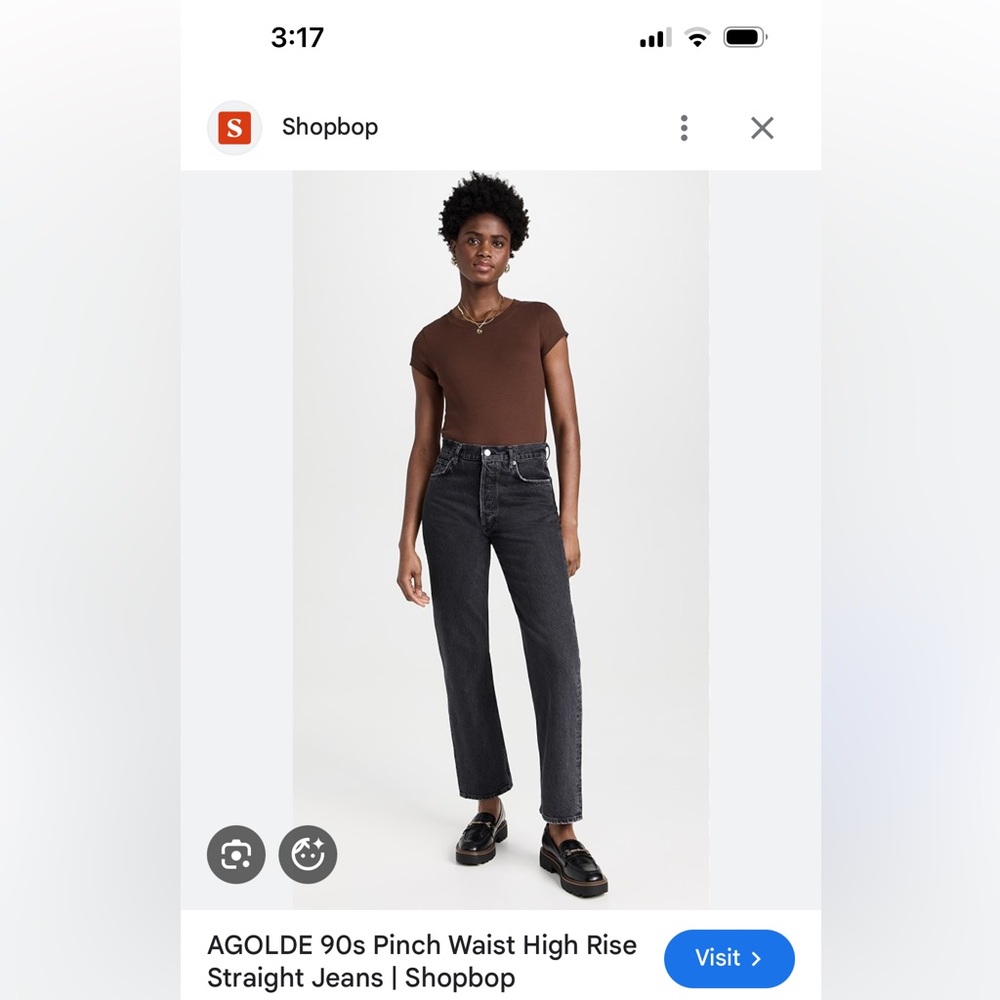 AGOLDE High Rise Jeans